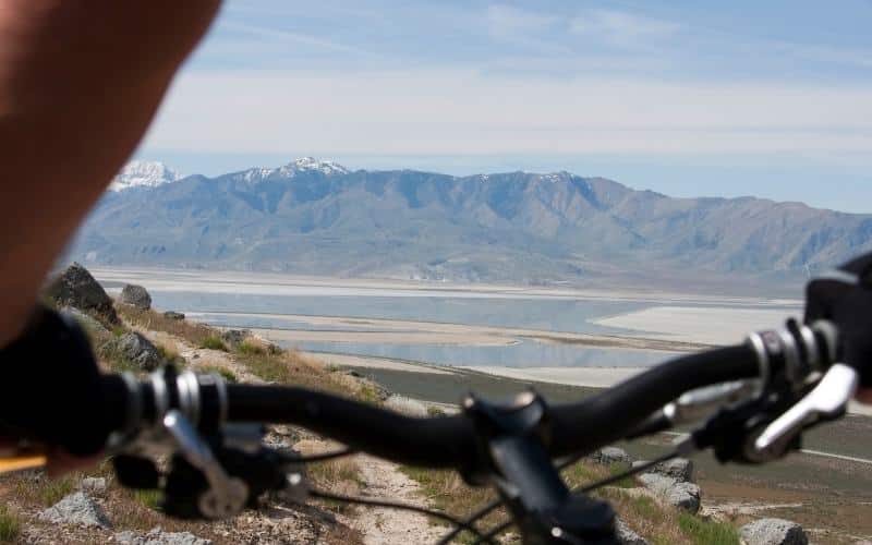 VTT vue montage à VTT