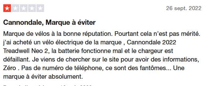 avis-vtt-electrique-cannondale Avis négatif sur VTTAE Cannondale
